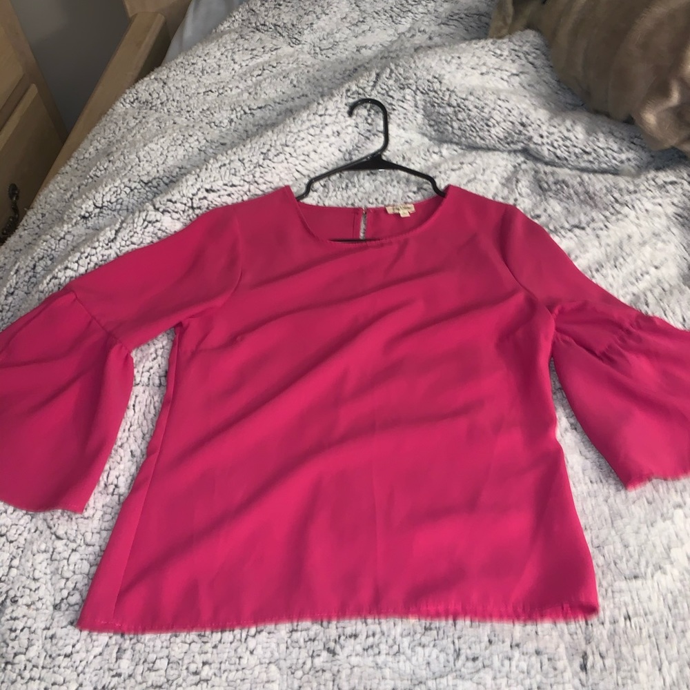 Lily White Pink Blouse